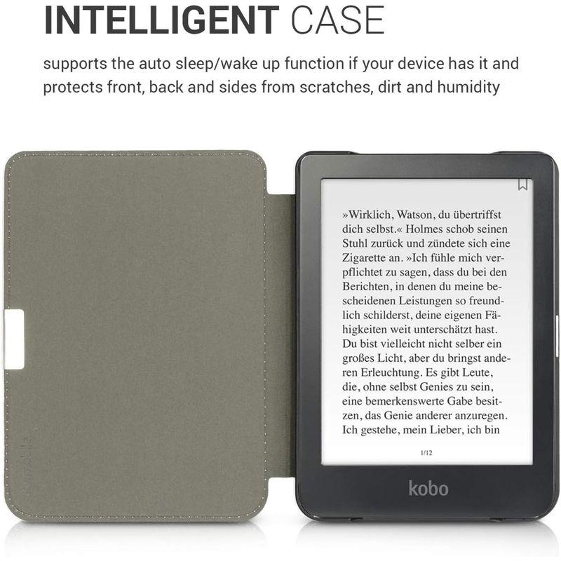 kwmobile カバー 対応: Kobo Clara HD ケース 電子書籍リーダー オート