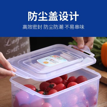✈速出貨🔥冰箱收納盒塑料保鮮盒透明帶蓋飯盒家用食品微波爐專用碗冷凍冷藏q2p