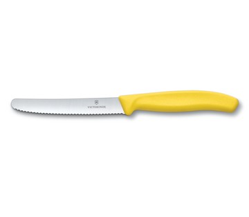 (預購) Victorinox 瑞士維氏 Swiss Classic 經典番茄刀(萬用刀)-黃 約22cm (VI606)