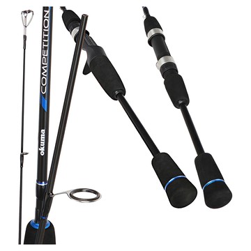 okuma 寶熊釣具 Competition 直柄路亞竿  黑色  7.6呎
