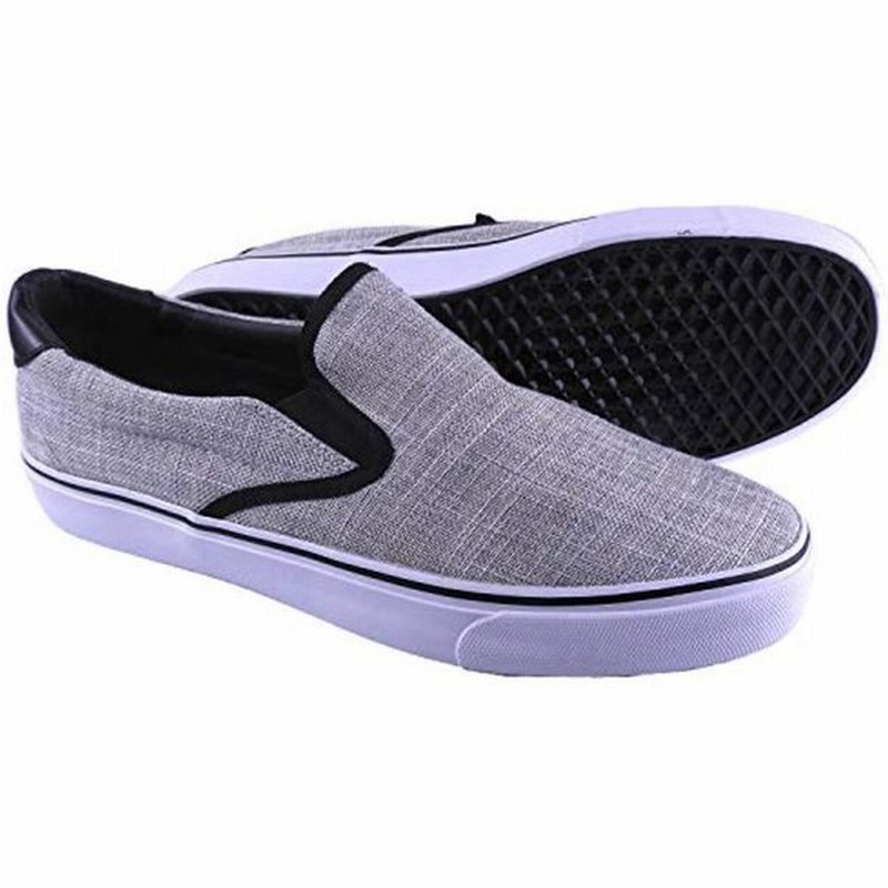 アーケード メンズ スリッポン スニーカー 異素材 カジュアル シューズ 25 5cm グレー スリッポン 通販 Lineポイント最大0 5 Get Lineショッピング