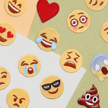 【刺繡布貼】表情符號系列 (共三款)