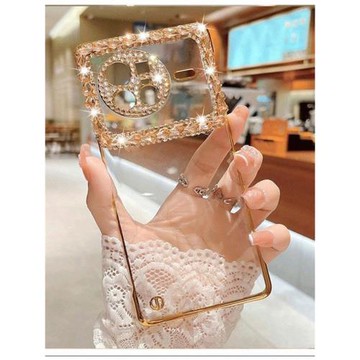 適用于vivoX80手機殼X100女款X90S網紅Xnote潮牌X200透明無邊框V40全包鏡頭鉆掛X90pro+奢華鏡頭鉆時尚手機套