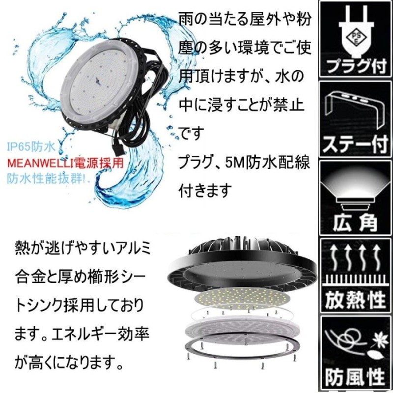 高天井用led照明 高天井led照明器具 ダウンライト ledライト 200W高