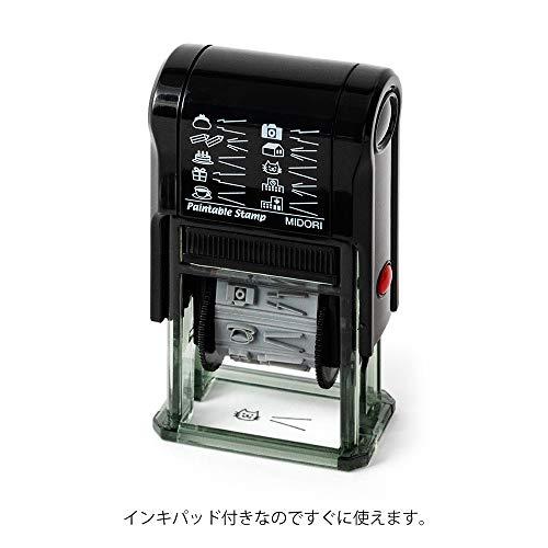 ミドリ スタンプ 回転印 モチーフふきだし柄 35420006