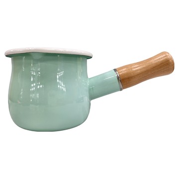 良瑞軒 日式迷你琺瑯鍋 - 湖水綠 0.5L  10cm  1個