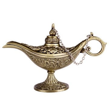 聚緣閣許愿燈阿拉丁神燈典工藝品歐式酒柜裝飾創意擺件道具