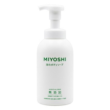 MIYOSHI 無添加 泡沫沐浴乳  500ml  1瓶
