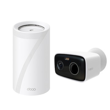 TP-Link Deco BE77+Tapo C400 Wi-Fi 7 BE17000三頻Mesh路由器 wifi分享器+200萬畫素監視器