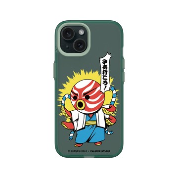iPhone 15 Clear 憂墨綠 - Paiheme Studio - Tako Kabuki
