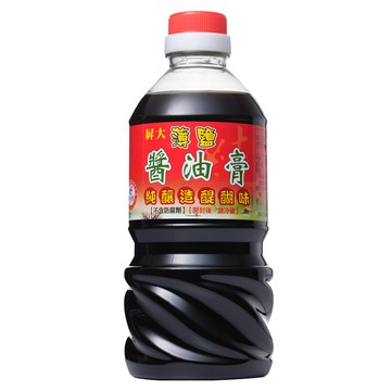 屏大 薄鹽醬油膏  560ml  1瓶