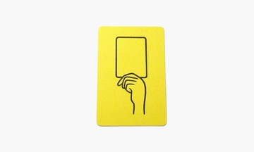 NORITAKE - YELLOW CARD Postcard