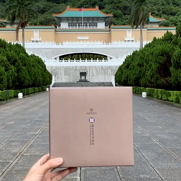 【ARTEX x 故宮】金番花鋼筆禮盒 藍金/紫玫金（霧面烤漆款）