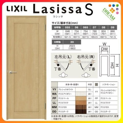 リクシル 室内ドア 建具 ラシッサs Laa ノンケーシング枠 055 06 065 07 00 09 標準ドア Lixil トステム 建具 扉 交換 リフォーム Diy 通販 Lineポイント最大get Lineショッピング