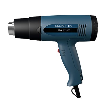 HANLIN 後顯專業調溫模式熱風槍 2000W 後蓋液晶控溫  1盒