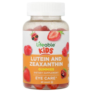 Lifeable, 葉黃素和玉米黃質軟糖，漿果味，60 粒軟糖