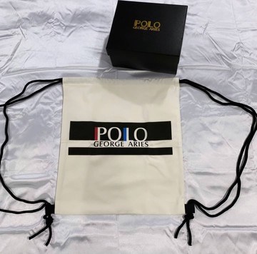 (限定商品)(Little bee小蜜蜂精品)POLO GEORGE ARIES 縮口肩背包 後背包 收納包(禮盒裝)