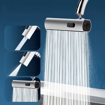 AHOYE 瀑布出水龍頭延伸器/節水器/增壓器/水龍頭起泡器  8 x 5 x 3.3cm  1個