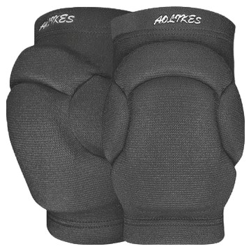 AOLIKES 奧力克斯 運動護膝 加厚海綿 防撞護膝  XL  黑色  1組