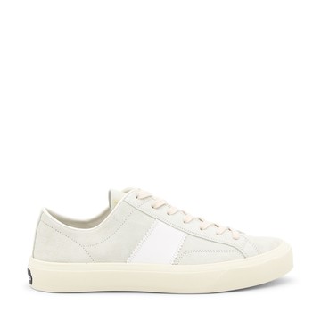 Tom Ford - White Leather Cambridge Sneakers