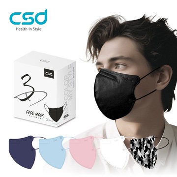 【蝦皮直營】CSD 中衛醫療口罩-成人立體 3D (30入/盒) 多款可選