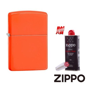 ZIPPO 橘霓虹螢光漆防風打火機 28888 優惠出清 好禮超值送 官方正版 現貨 禮物 送禮 客製化 終身保固