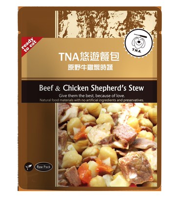 【米瑞寵物】TNA餐包-原野牛雞燉時蔬