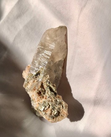 巴西 干涉水晶 骨幹 水晶簇 雲母共生 城堡 礦標 天然原石