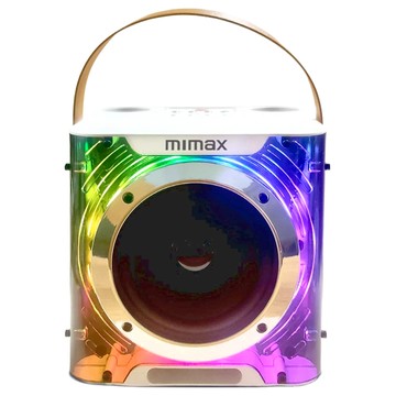 mimax 無線行動K哥音箱 Live-3D 雪花白 藍牙連接 手機支架  1個