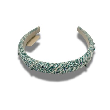 COMPLEX BIZ 優雅絲絨髮箍 布面帶鑽