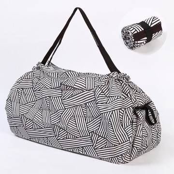 男女單肩超市防水購物袋可折疊環保袋大容量袋子便攜手提袋買菜包