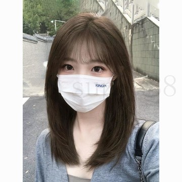 臺灣出貨假劉海女片頭頂補發遮白髮增髮量自然蓬鬆高顱頂仿真人發劉海片