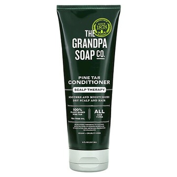 The Grandpa Soap Co., 松焦油護髮素，頭皮護理，8 液量盎司（237 毫升）