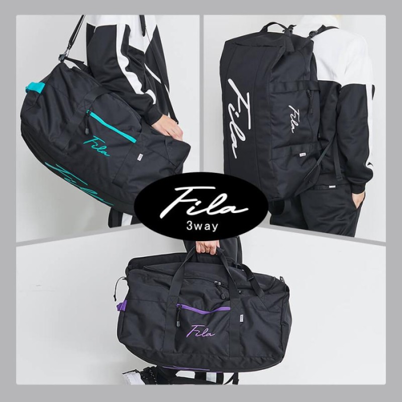 フィラ FILA ボストンバッグ 3way メンズ 大容量 50L リュック 内