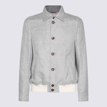 Brunello Cucinelli Grey Casual Jacket