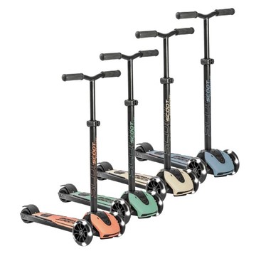 奧地利 Scoot & Ride Kick 5 LED發光輪滑板車(4色可選)