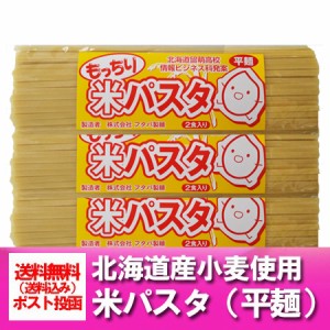 パスタ 送料無料 パスタ 乾麺 太麺 米粉 使用 米パスタ  スパゲッティ 1袋(2人前)×3袋