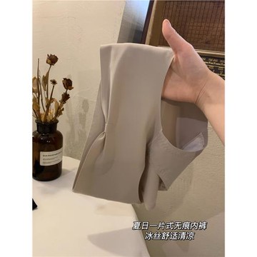 夏季薄款冰絲蝴蝶結內褲女士性感新款奶皮純棉全棉襠中腰透氣無痕