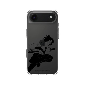 iPhone Air Clear Case（相機按鈕） 透明 - 火影忍者 Naruto - 素描系列-Sasuke