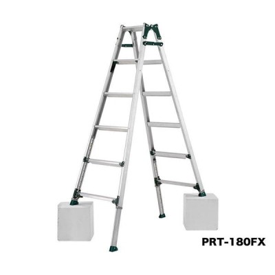 アルインコ PRT-120FX 伸縮脚（441ｍｍタイプ）付はしご兼用脚立 （配送条件あり）