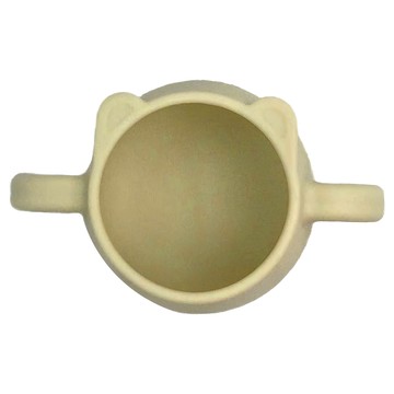 MODU'I BLUEMAMA 幼兒鉑金矽膠雙耳熊杯 250ml  清新綠  1個