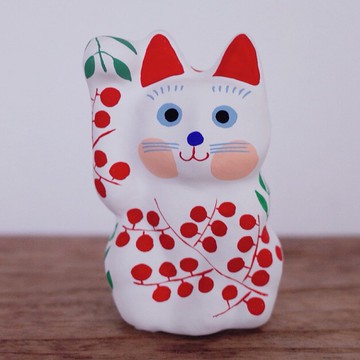 Maneki Neko Nanten 圖案右手招手