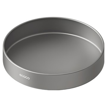 ecoco 意可可 太空鋁旋轉盤 小  槍灰色  1個