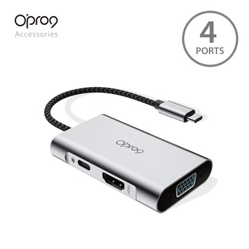 Opro9 USB-C 四合一多功能轉接器
