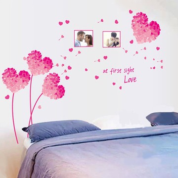 壁貼 愛心相框 創意壁貼 無痕壁貼 壁紙 牆貼 室內設計 裝潢 Loxin