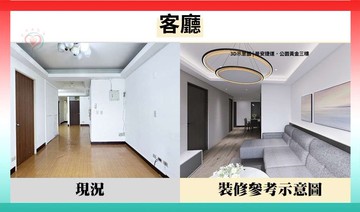 捷運~景安溫馨方正三房~同心圓子函｜新北市中和區中正路