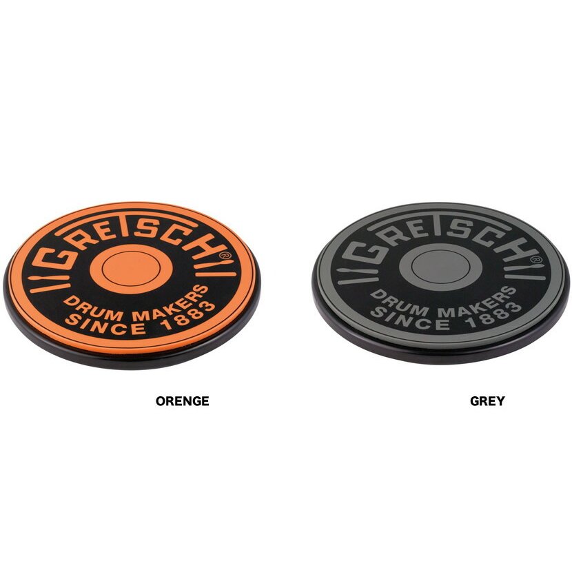 Gretsch 12インチ ドラム練習用パッド GREPAD12［Drums Round Badge Practis Pad 12]［グレッチ 練習パッド トレーニングパッド］