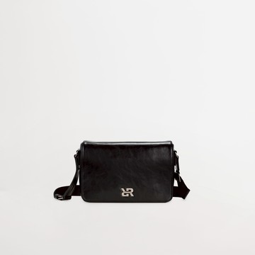 尼特真皮斜背包