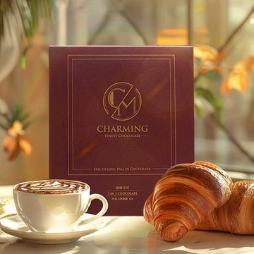 送可可控女孩的暖心小禮【Charming 喬名巧克力】原味可可沖泡飲 （35g 6入/盒 ) 快速出貨