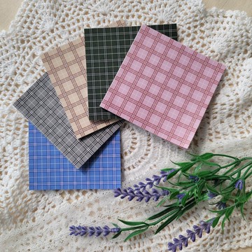 格紋圖案便利貼